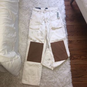 Urban Outfitters high waisted carpenter jeans